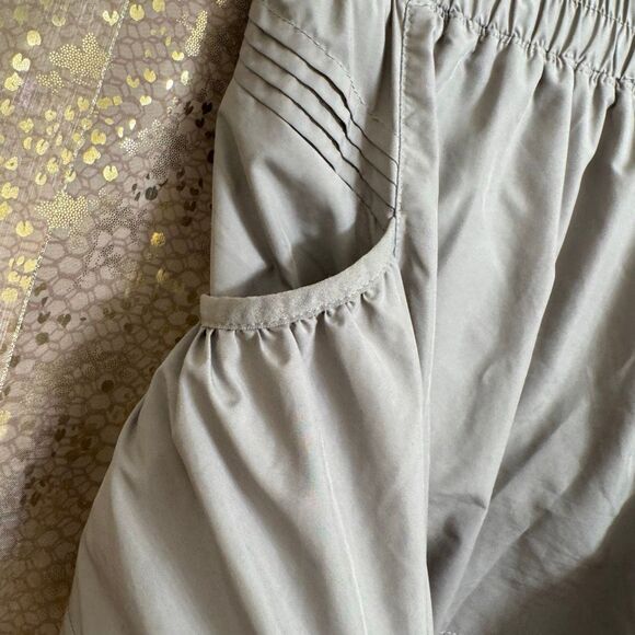 Free People Movement Get Your Flirt On Gym Running Shorts Olive Green Medium - Picture 4 of 6